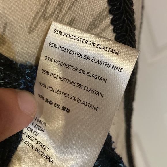 Free People Sunny Days Knit Turtleneck Oversized Sweater Blue Medium - Picture 7 of 11